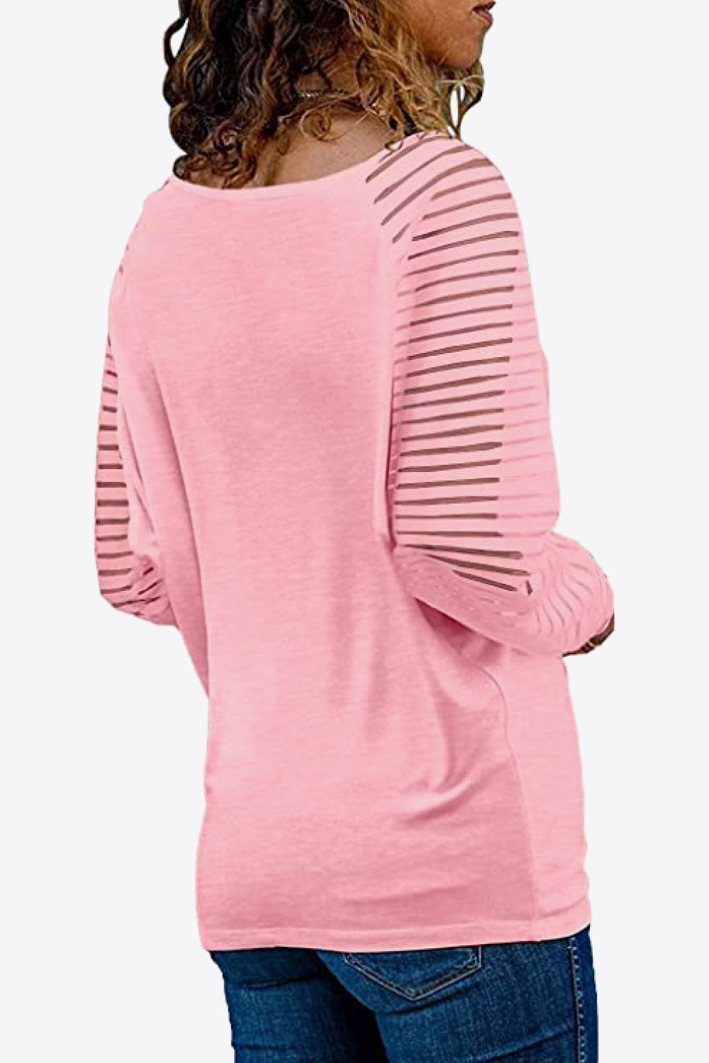 Get trendy with V-Neck Long Raglan Sleeve Top - Blouse available at Styles Code. Grab yours today!