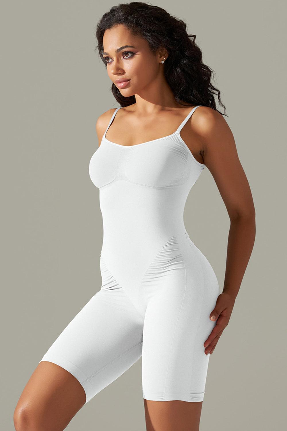 Get trendy with Spaghetti Strap Active Romper - Activewear available at Styles Code. Grab yours today!