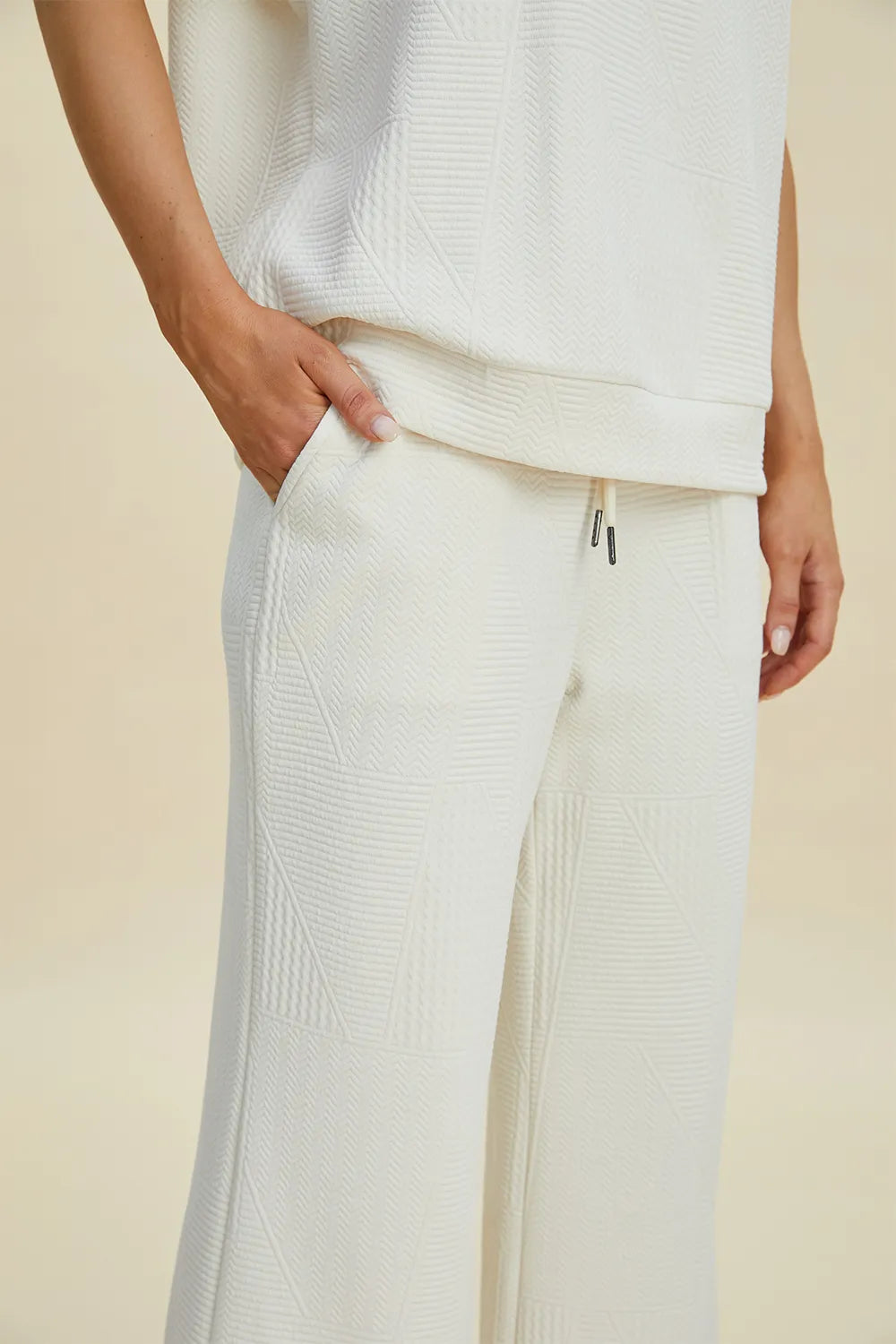 Get trendy with Round Neck Top and Pants Set - Two Piece Sets available at Styles Code. Grab yours today!