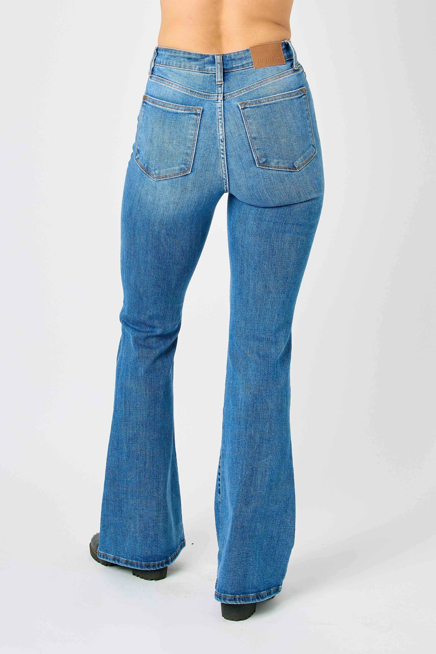 Get trendy with Classic Flare Jeans Plus Size - Jeans available at Styles Code. Grab yours today!