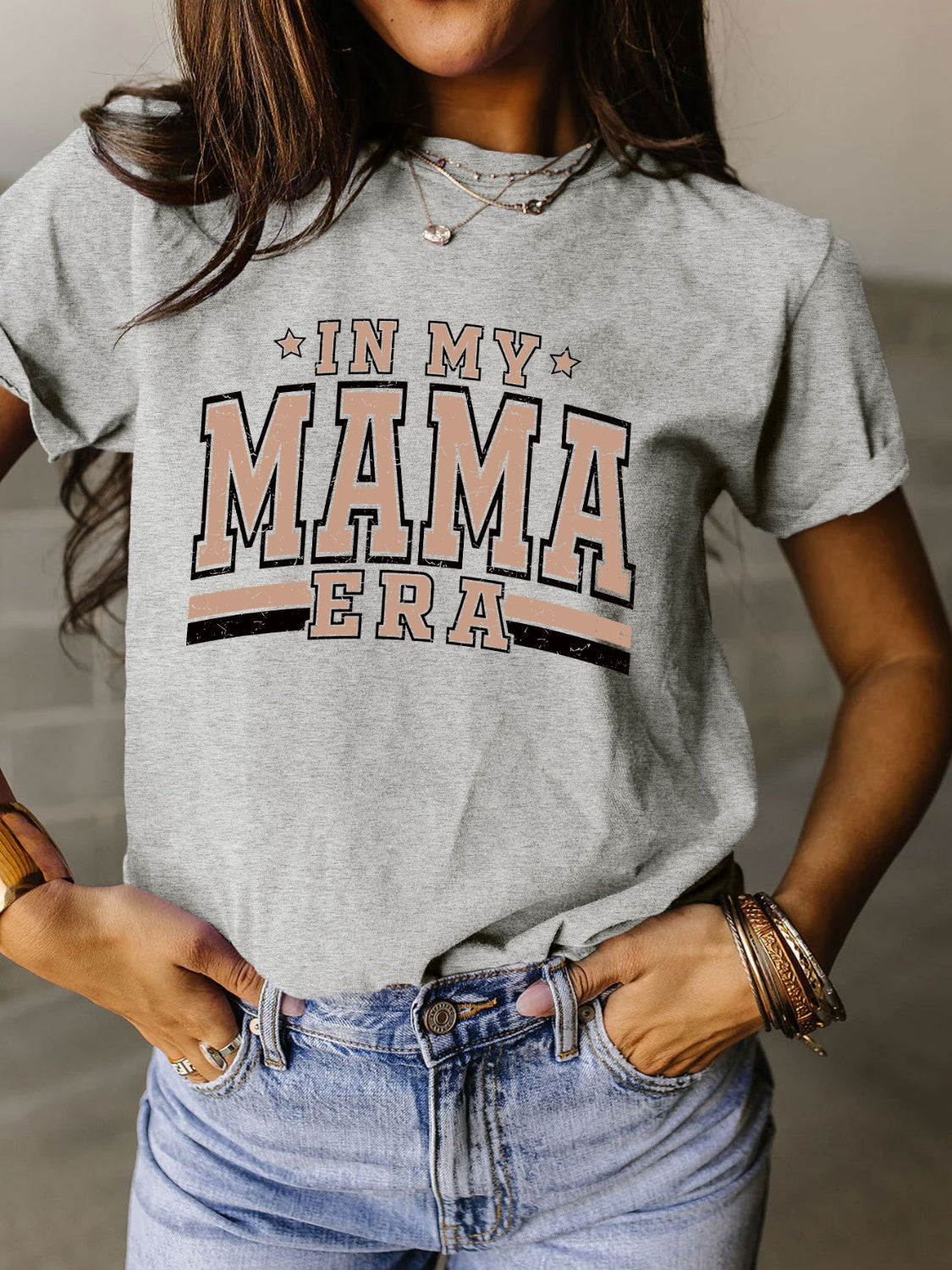 Get trendy with Full Size Letter Graphic Round Neck Short Sleeve T-Shirt - Graphic T-Shirts available at Styles Code. Grab yours today!