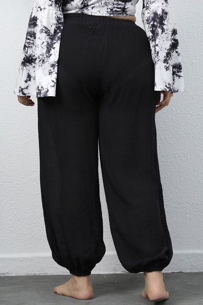 Get trendy with Plus Size Drawstring Jogger Pants - Plus Size available at Styles Code. Grab yours today!