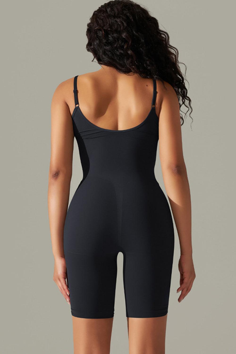 Get trendy with Spaghetti Strap Active Romper - Activewear available at Styles Code. Grab yours today!