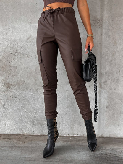 Get trendy with Drawstring Pants with Pockets - Pants available at Styles Code. Grab yours today!