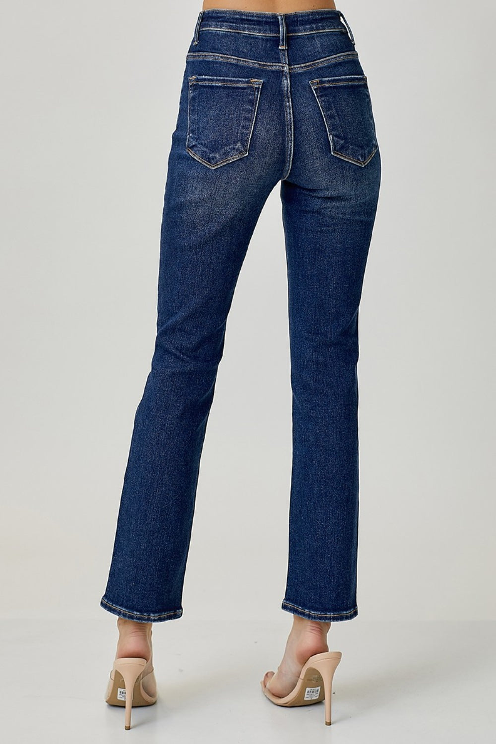 Get trendy with RISEN Full Size High Waist Straight Jeans - Jeans available at Styles Code. Grab yours today!