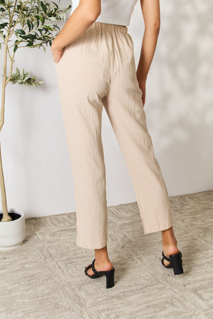 Get trendy with Pull-On Pants with Pockets - Pants available at Styles Code. Grab yours today!