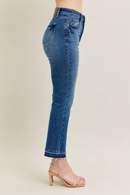 Get trendy with Vintage Wash Flare Jeans Plus Size - Jeans available at Styles Code. Grab yours today!