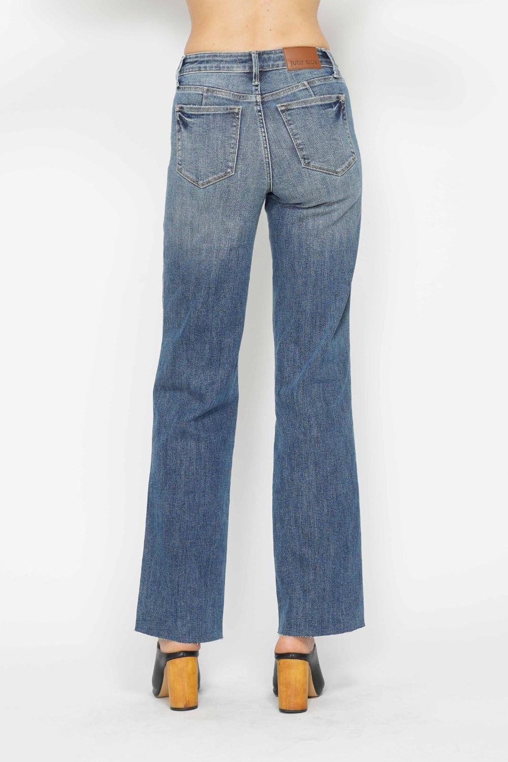 Get trendy with Full Size Tummy Control Straight Jeans - Jeans available at Styles Code. Grab yours today!