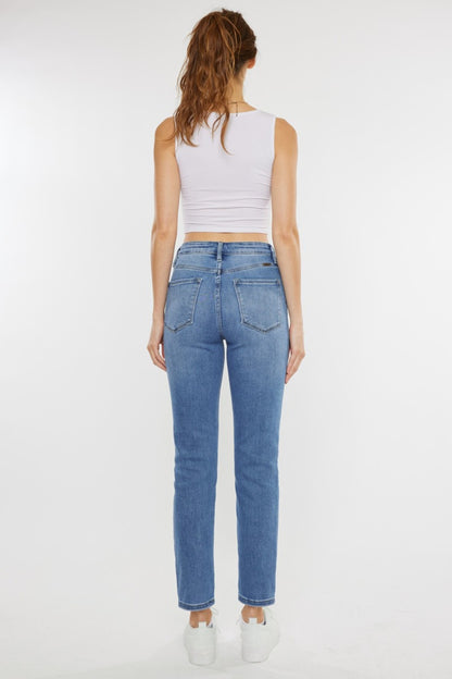 Get trendy with Kancan Full Size Cat's Whiskers High Waist Jeans - Plus Size available at Styles Code. Grab yours today!