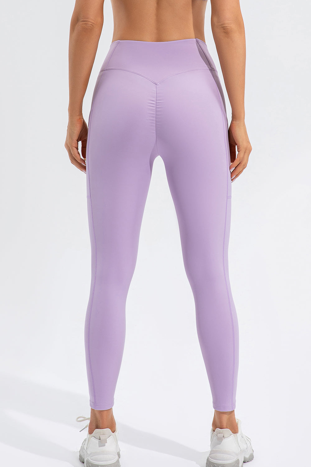 Get trendy with High Waist Active Leggings with Pockets - Activewear available at Styles Code. Grab yours today!