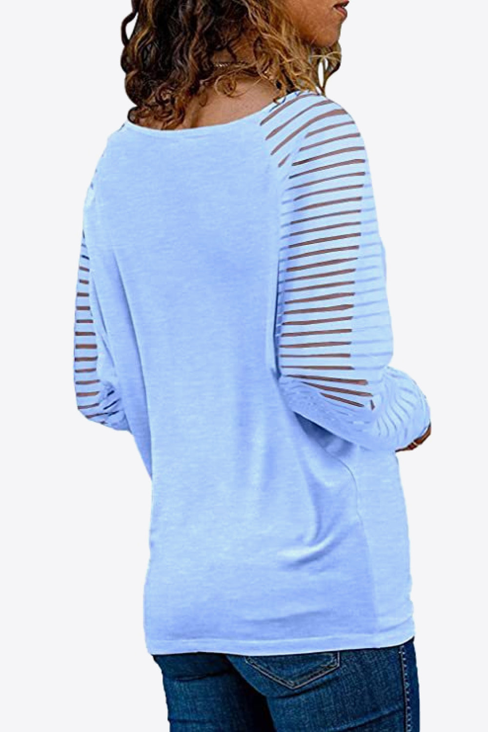 Get trendy with V-Neck Long Raglan Sleeve Top - Blouse available at Styles Code. Grab yours today!