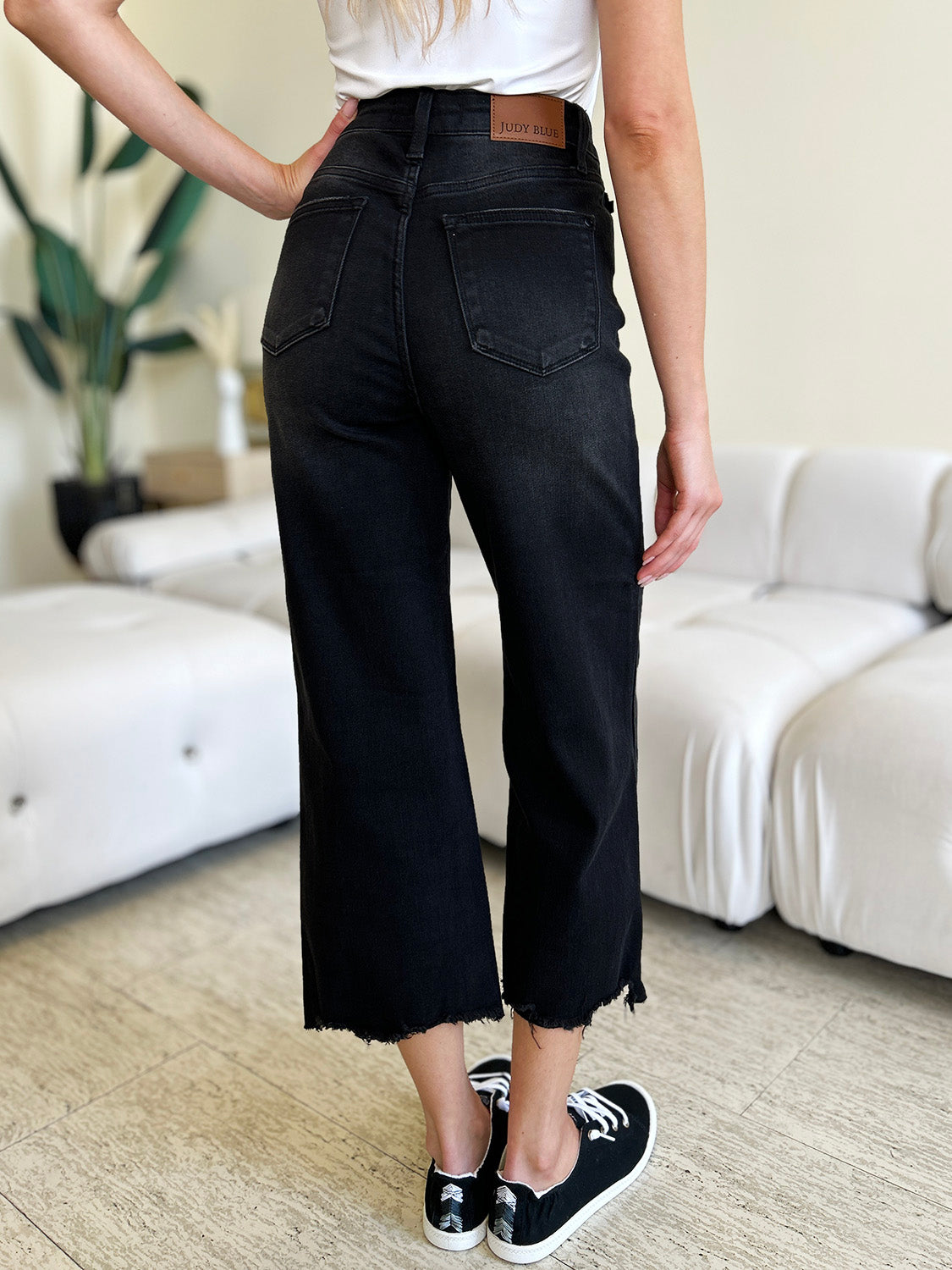 Get trendy with Judy Blue Full Size High Waist Button Fly Jeans - Plus Size available at Styles Code. Grab yours today!