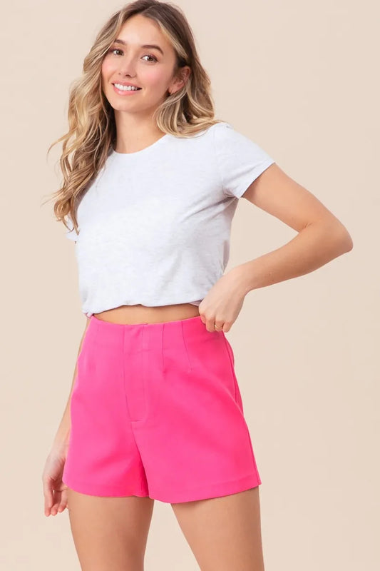 Get trendy with Bandless Tailored Shorts - Shorts available at Styles Code. Grab yours today!