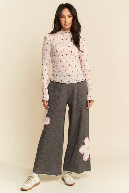 Get trendy with Ribbon Bow Long Sleeve Mesh Top - Top available at Styles Code. Grab yours today!