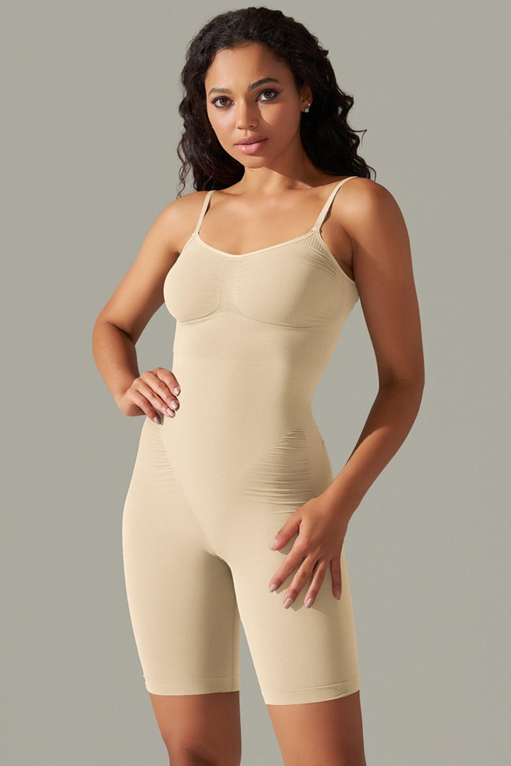 Get trendy with Spaghetti Strap Active Romper - Activewear available at Styles Code. Grab yours today!