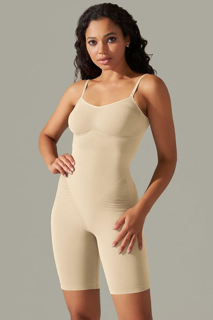 Get trendy with Spaghetti Strap Active Romper - Activewear available at Styles Code. Grab yours today!