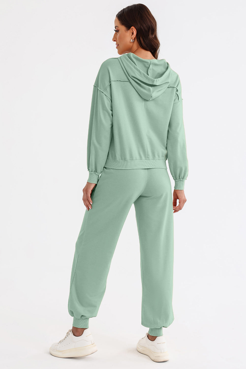 Get trendy with Cutout Drawstring Hoodie and Joggers Active Set - Activewear available at Styles Code. Grab yours today!