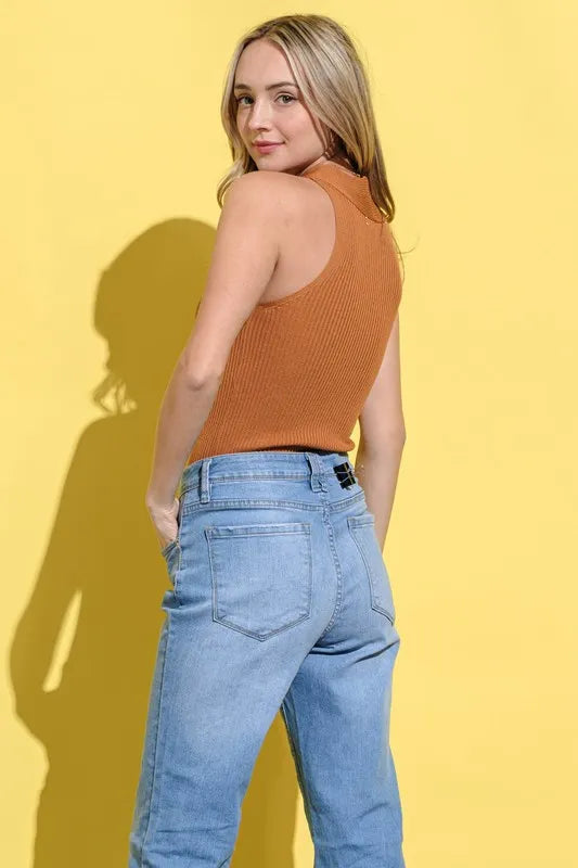 Get trendy with Cross Halter Neck Tank Top -  available at Styles Code. Grab yours today!