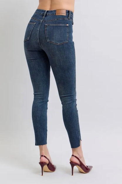 Get trendy with High Waist Skinny Jeans Plus Size - Jeans available at Styles Code. Grab yours today!