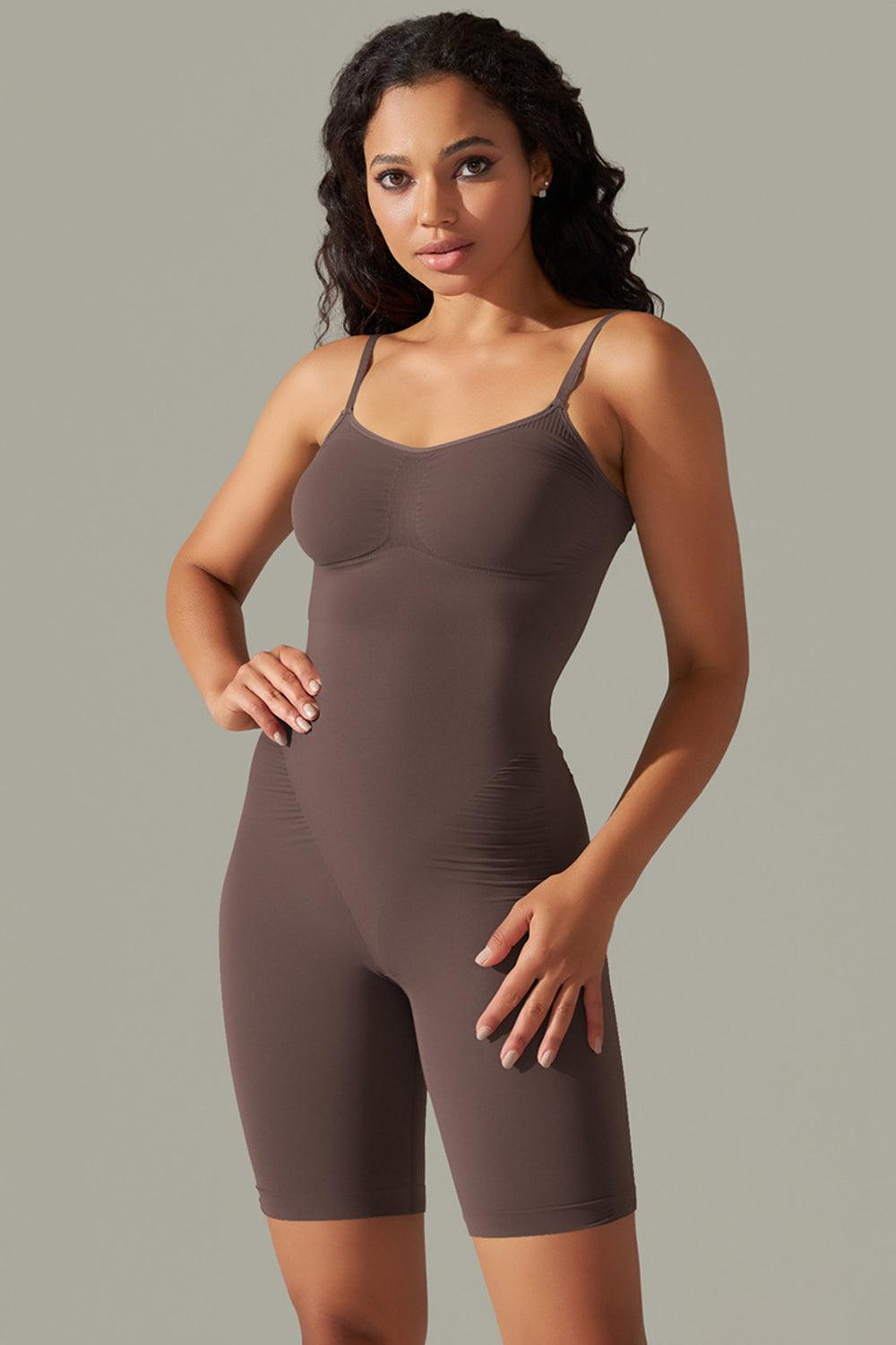 Get trendy with Spaghetti Strap Active Romper - Activewear available at Styles Code. Grab yours today!