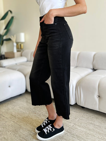 Get trendy with Judy Blue Full Size High Waist Button Fly Jeans - Plus Size available at Styles Code. Grab yours today!