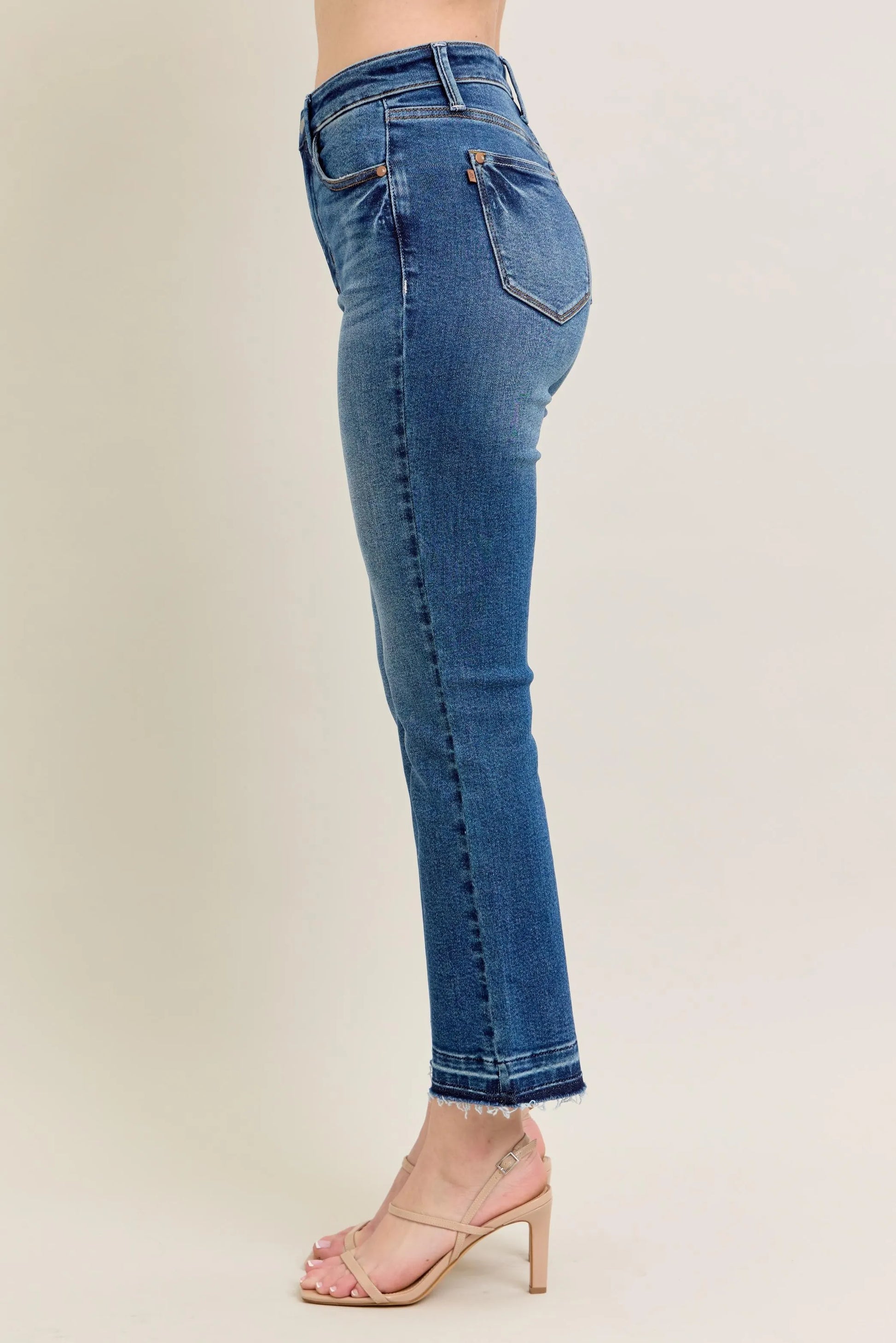 Get trendy with Vintage Wash Flare Jeans Plus Size - Jeans available at Styles Code. Grab yours today!