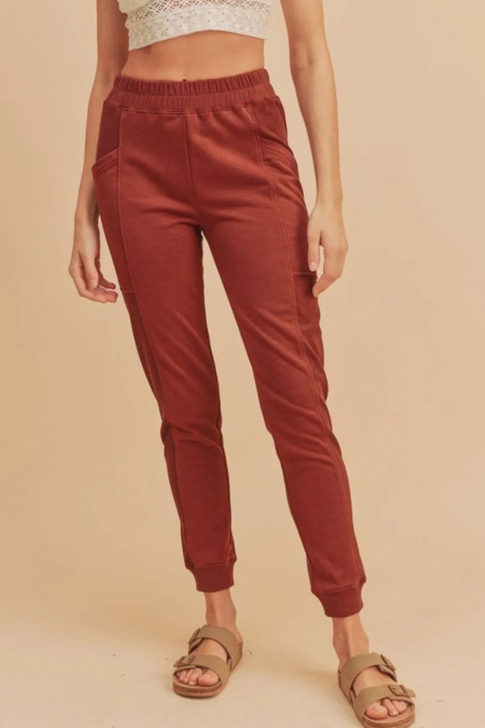 Get trendy with Elastic Waist Joggers - Bottoms available at Styles Code. Grab yours today!