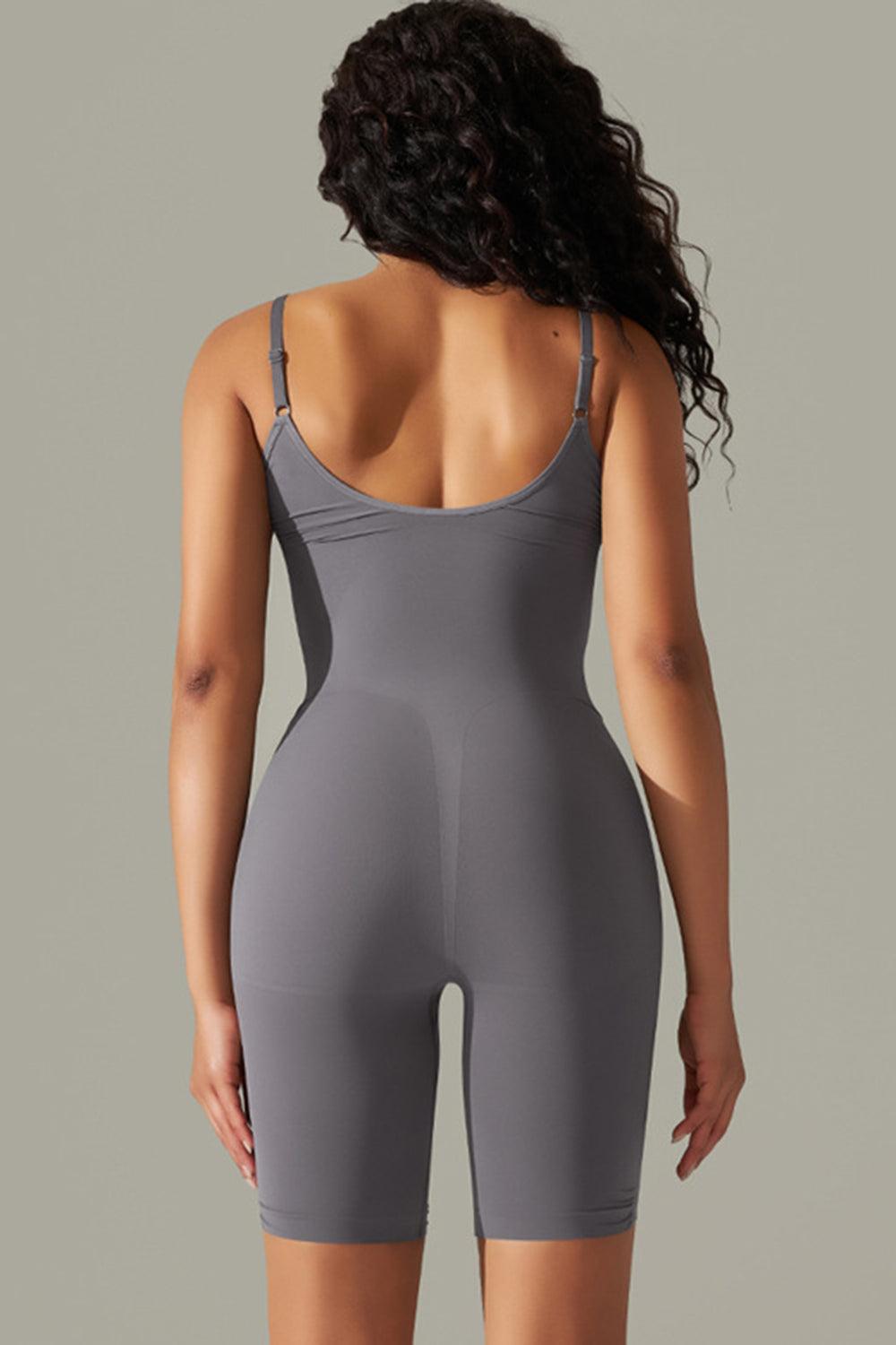 Get trendy with Spaghetti Strap Active Romper - Activewear available at Styles Code. Grab yours today!