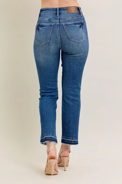 Get trendy with Vintage Wash Flare Jeans Plus Size - Jeans available at Styles Code. Grab yours today!