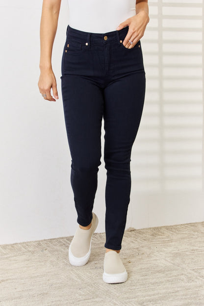 Get trendy with Full Size Garment Dyed Skinny Jeans - Jeans available at Styles Code. Grab yours today!