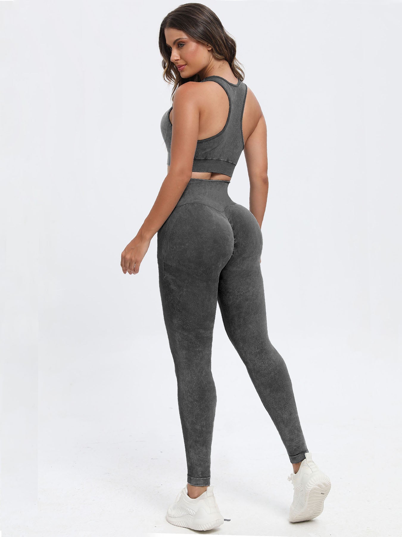 Get trendy with Scoop Neck Wide Strap Top and Pants Active Set - Activewear available at Styles Code. Grab yours today!