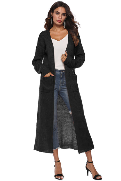 Get trendy with Long Sleeve Open Front Buttoned Cardigan - Cardigan available at Styles Code. Grab yours today!