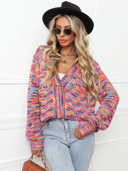 Get trendy with V-Neck Long Sleeve Cardigan - Cardigans available at Styles Code. Grab yours today!