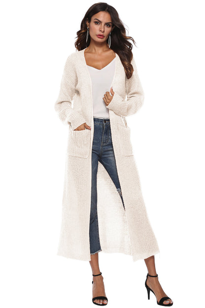 Get trendy with Long Sleeve Open Front Buttoned Cardigan - Cardigan available at Styles Code. Grab yours today!