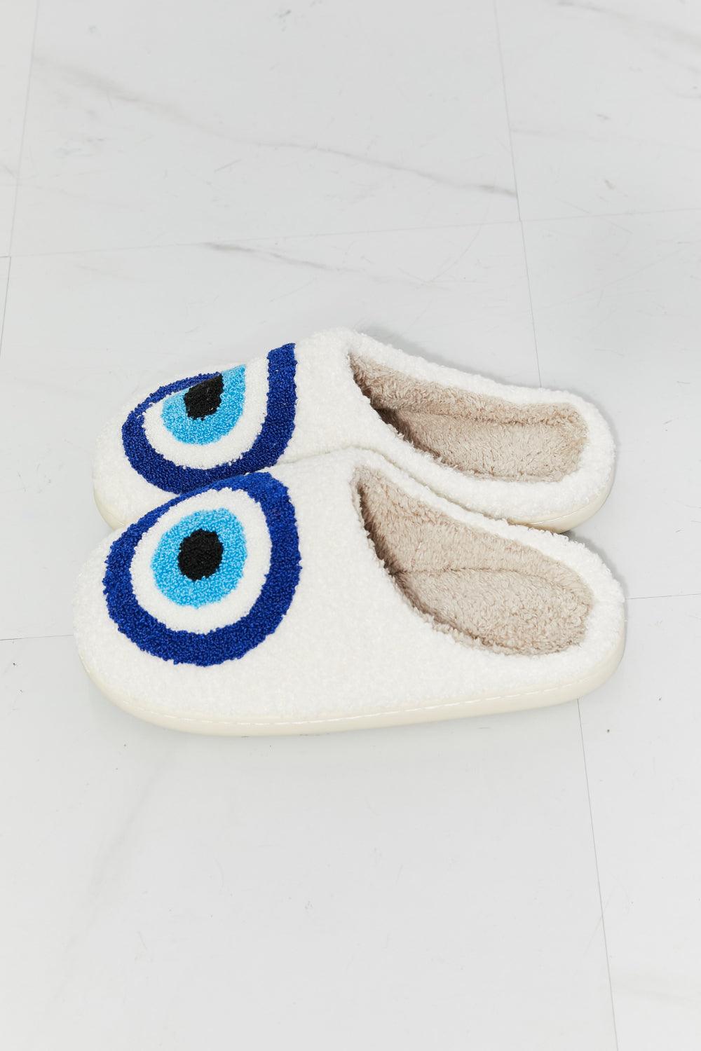 Get trendy with MMShoes Eye Plush Slipper - Shoes available at Styles Code. Grab yours today!