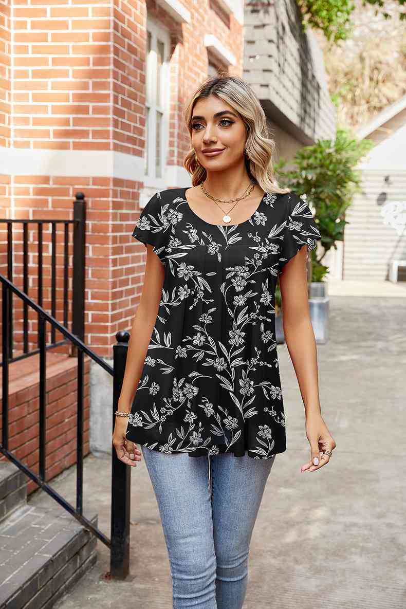 Get trendy with Round Neck Short Sleeve Tee - T-Shirt available at Styles Code. Grab yours today!