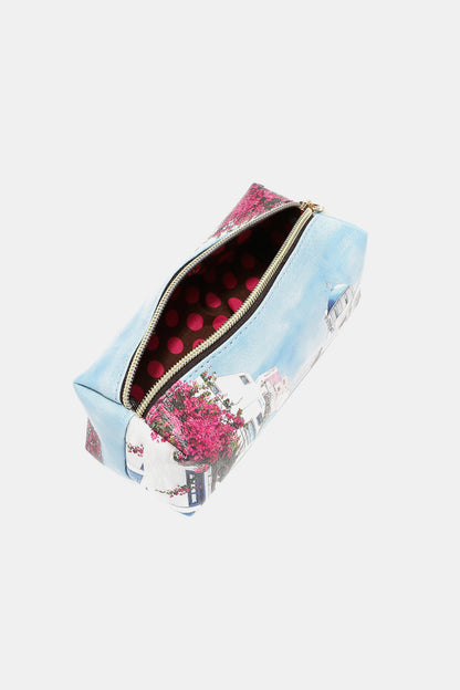 Get trendy with Nicole Lee USA Printed Handbag with Three Pouches - Bags available at Styles Code. Grab yours today!