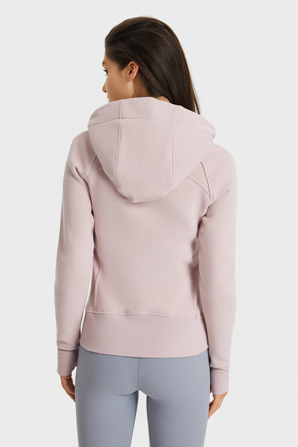 Get trendy with Zip Up Seam Detail Hooded Sports Jacket - Activewear available at Styles Code. Grab yours today!