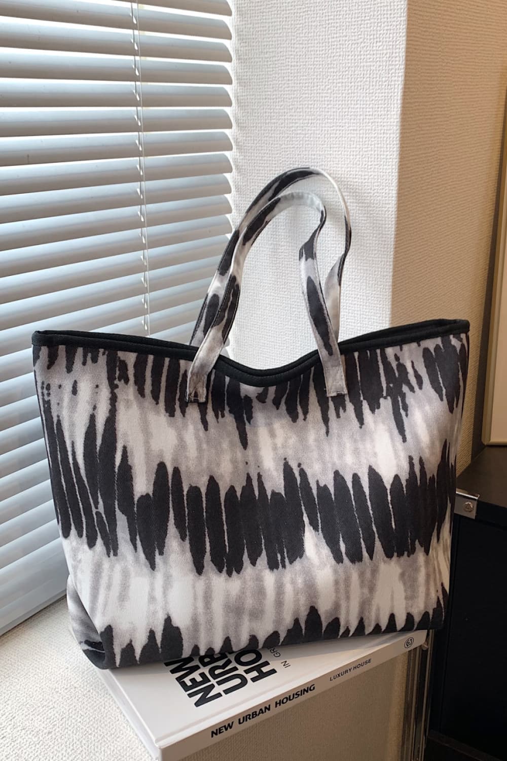 Get trendy with Printed PU Leather Tote Bag - Bags available at Styles Code. Grab yours today!