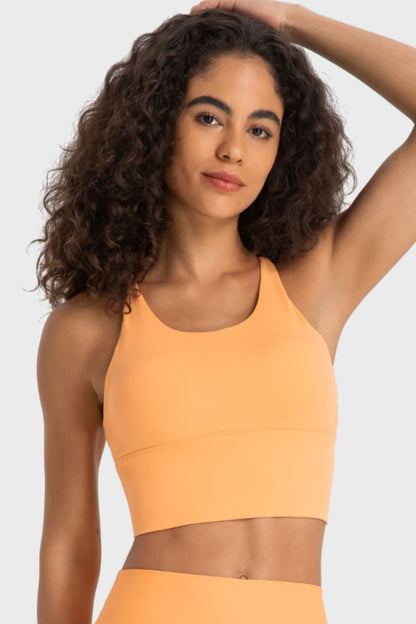 Get trendy with Crisscross Back Ladder Detail Sports Bra - Activewear available at Styles Code. Grab yours today!