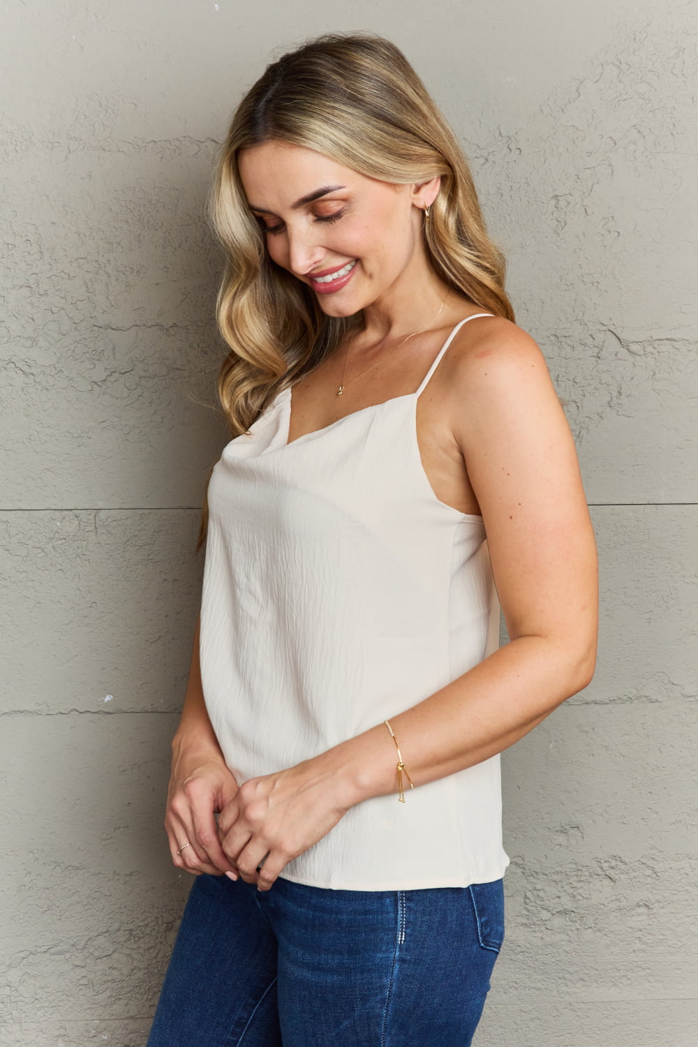 Get trendy with Ninexis For The Weekend Loose Fit Cami -  available at Styles Code. Grab yours today!