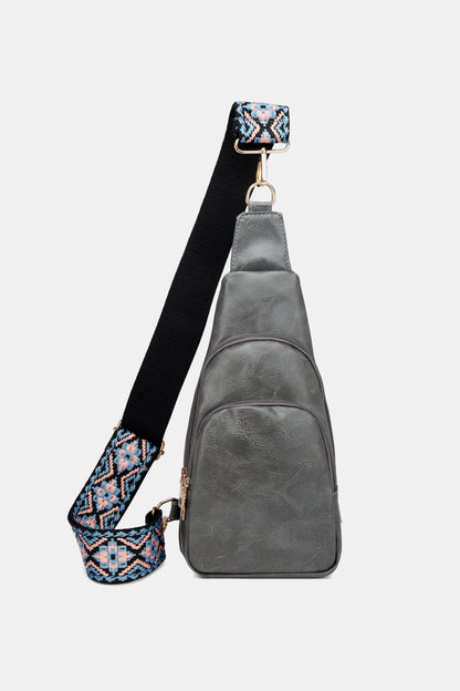 Get trendy with PU Leather Sling Bag - Bags available at Styles Code. Grab yours today!