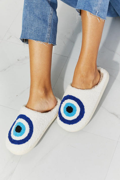 Get trendy with MMShoes Eye Plush Slipper - Shoes available at Styles Code. Grab yours today!