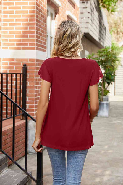 Get trendy with Round Neck Short Sleeve Tee - T-Shirt available at Styles Code. Grab yours today!