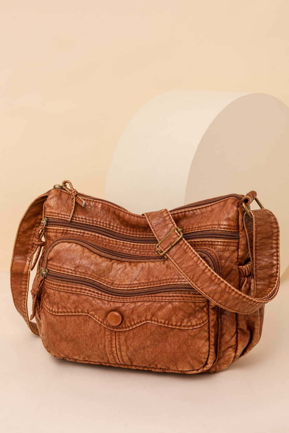 Get trendy with Adored PU Leather Crossbody Bag - Bags available at Styles Code. Grab yours today!