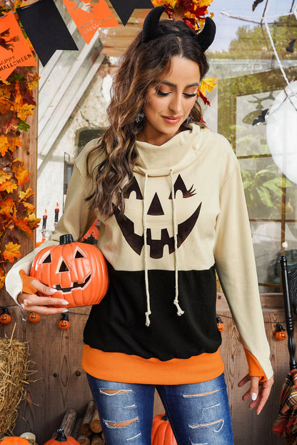 Get trendy with Long Sleeve Jack-O'-Lantern Graphic Sweatshirt - Halloween Clothes available at Styles Code. Grab yours today!