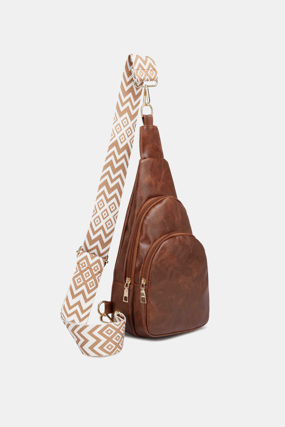 Get trendy with PU Leather Sling Bag - Bags available at Styles Code. Grab yours today!