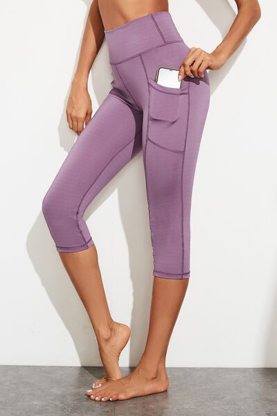 Get trendy with Waistband Active Leggings with Pockets - Activewear available at Styles Code. Grab yours today!