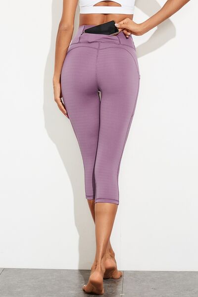 Get trendy with Waistband Active Leggings with Pockets - Activewear available at Styles Code. Grab yours today!