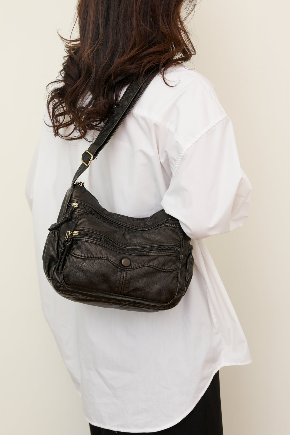 Get trendy with Adored PU Leather Crossbody Bag - Bags available at Styles Code. Grab yours today!